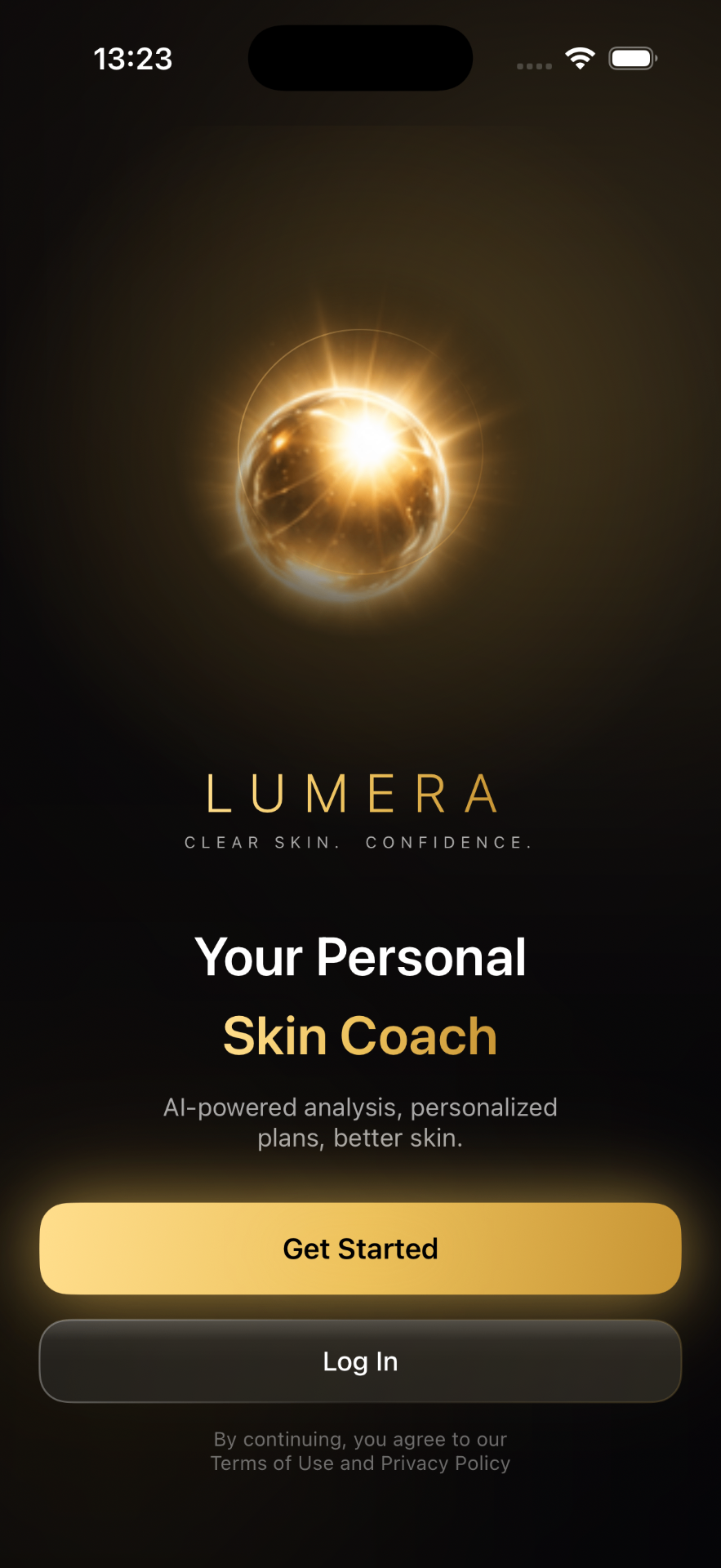 Lumera splash screen